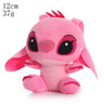 20cm Disney Anime Stitch Plush Stuffed Kawaii Toys TV Same Paragraph Role Pendant Doll Kids Birthday Gifts Couple Models