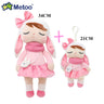 Metoo Doll Stuffed Toys Kawaii Mother and Kid 2 Piece Angela Plush Sleeping Toys For Girls Newborn Baby Christmas Birthday Gift