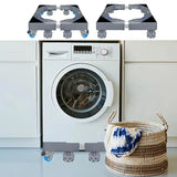 Washing Machine Stand Furniture Dolly for Washer Dryer Laundry Pedestal Fridge Stand Appliances holder household accessories