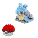 Building Blocks Assembly Anime Picachu Charizard Doll Blastoise Bulbasaur Gengar Bricks Figures Toy for Kid Gift