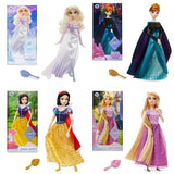 Disney Elsa Anna Doll Mermaid Rapunzel Bell Princess Doll Genuine Voice Princess Merida Princess Pretend Play for Girl Gift