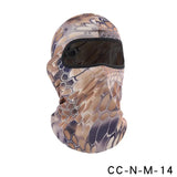 Tactical Camouflage Balaclava Hat Motorcycle Face Mask Lycra Moto Biker Wind Cap Mask Stopper Windproof Bicycle Cycling Headgear