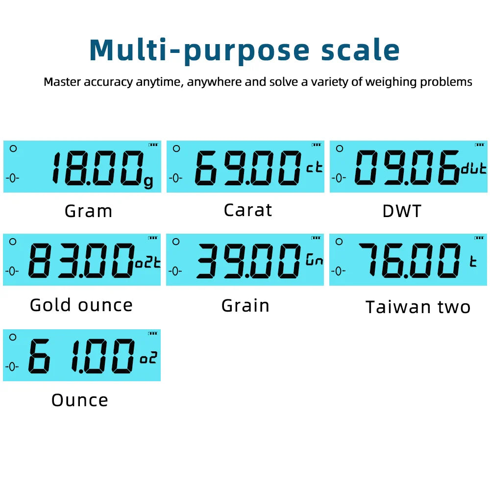 1000g/0.01g Electric Scales High Accuracy Portabl Digital LCD Electric Balance Scale For Foods Gold Jewelry Tea Weighing Tools