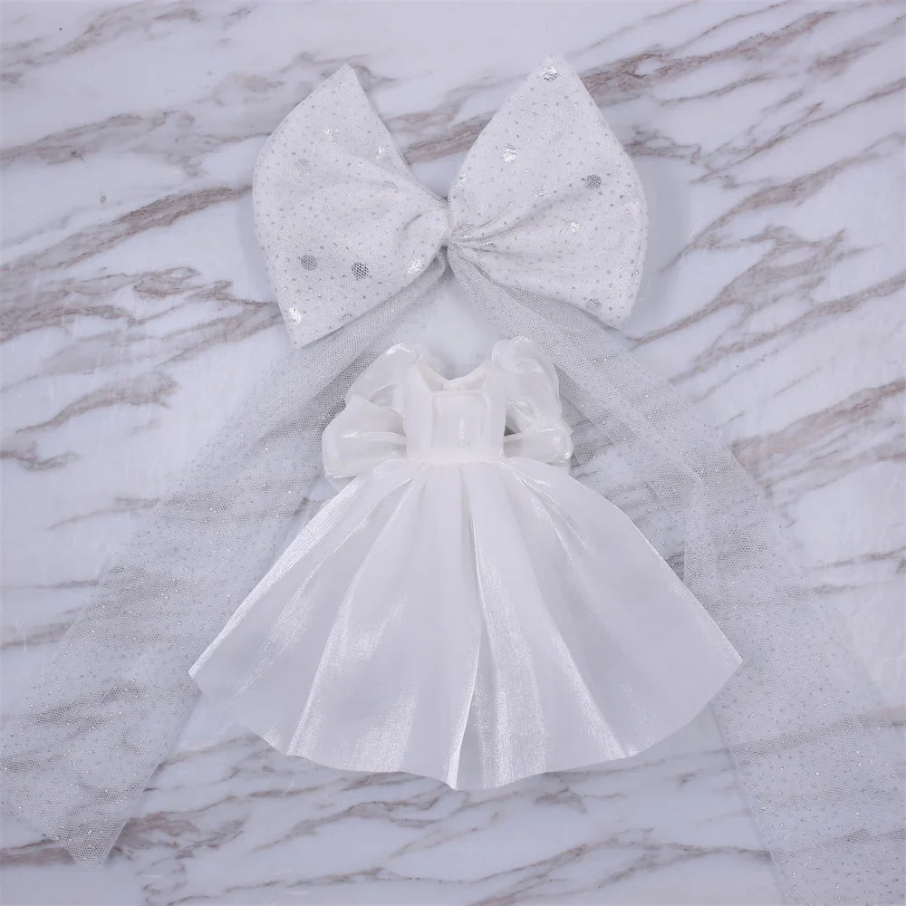 ICY DBS Blyth Doll dress 1/6 toy Clothes Lovely delicate lace princess skirt bow bjd outfits