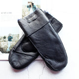 Sheepskin Fur Mittens Women's Leather Wool Color Winter Warmth Thickening Outdoor Cold-Proof Boy Student Windproof Gloves