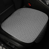 Linen Car Seat Cover for All Seasons Soft & Breathable Front Covers with Non-Slip Protector Universal Fit Most Car Van SUV Truck