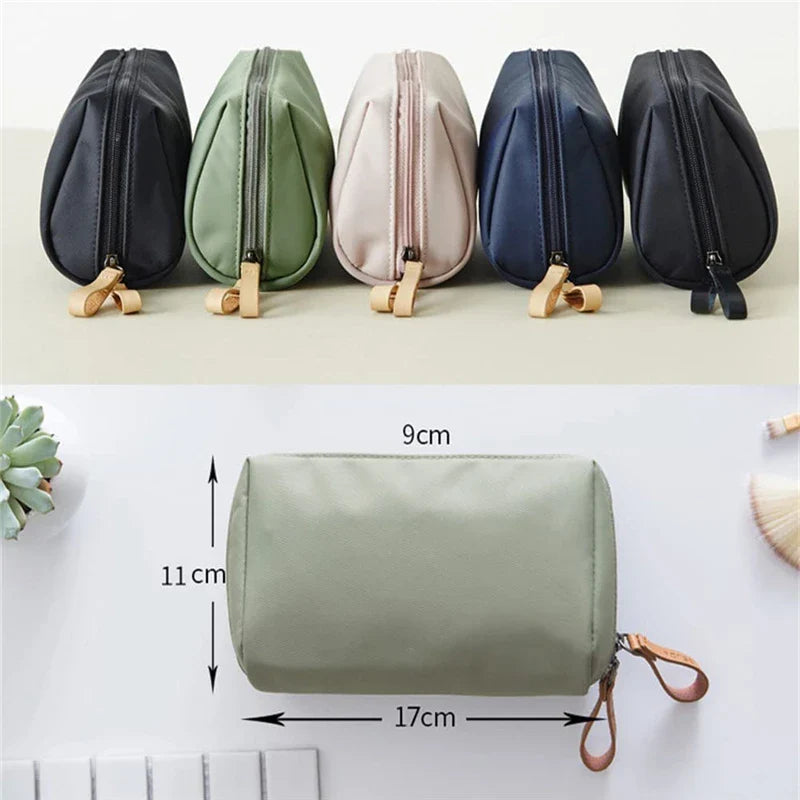 Waterproof Large Capacity Makeup Bag Multiple Colors Dacron Travel Storage Bag Partitioned Cosmetic Pouch Handbag Lipstick Pack