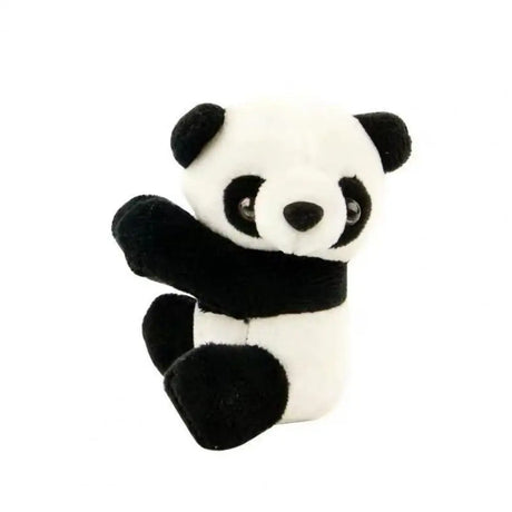 10cm Clip Panda Doll Mini Panda Plushie Hanging Ornament PP Cotton Stuffed Animal Plush Toy Living Room Curtain Decor Gift