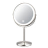 Makeup Mirror With Light Lamp 10x Magnifying Desktop Vanity Mirror Backlit Adjustable Light Standing Cosmetic Mirror