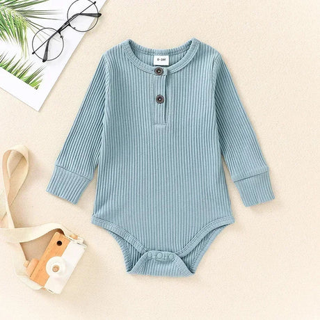 Baby Spring Autumn Clothing Newborn Infant Girl Floral Romper Baby Jumpsuit Hat 2Pcs Outfits Long Sleeve Clothes