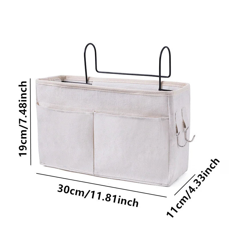 Portable Baby Care Essentials Hanging Organizers Crib Storage Cradle Baby Crib Organizer Diaper Bag Linen Baby Bed Accessories