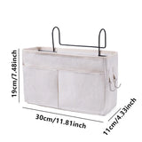 Portable Baby Care Essentials Hanging Organizers Crib Storage Cradle Baby Crib Organizer Diaper Bag Linen Baby Bed Accessories