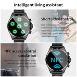 2024 New Bluetooth talk smart watch multi-functional Bluetooth sports waterproof meter step heart rate blood oxygen men's watch