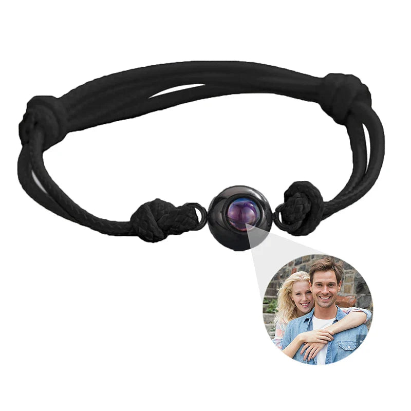 Custom Bracelets with Picture inside Customized Projection Bracelets with Photos Bracelet Personalized Photo Memorial Gifts