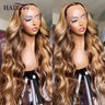 Body Wave Highlight Wig Human Hair 13x6 Hd Lace Frontal Wig Pre Plucked 13x4 Honey Blonde Lace Front Wigs For Women Glueless Wig