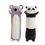 65~120cm Kawaii Koala Panda Long Plush Doll Stuffed Squishy Animals Sleeping Leg Pillow Release Pressure Kids Christmas Gift