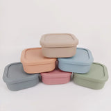 Silicone Food Container Portable Bento Lunch Box Microware Home Kitchen Outdoor Food Storage Containers Box