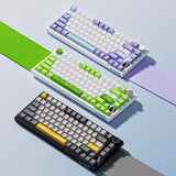 Ajazz AK820 Mechanical Keyboard Customized Soft Gasket Structure Optional Wired/Three-mode RGB Backlit 75% Portable Hot Swap