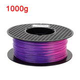 1.75mm PLA 3D Printer Filament Color Change with Temperature 31-45 Degrees Dark Green to Red to Yellow 3D Printing Material