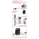 IP68 Waterproof 13.56Mhz IC Card Reader Wiegand26/34 Card Reader For Access Control System