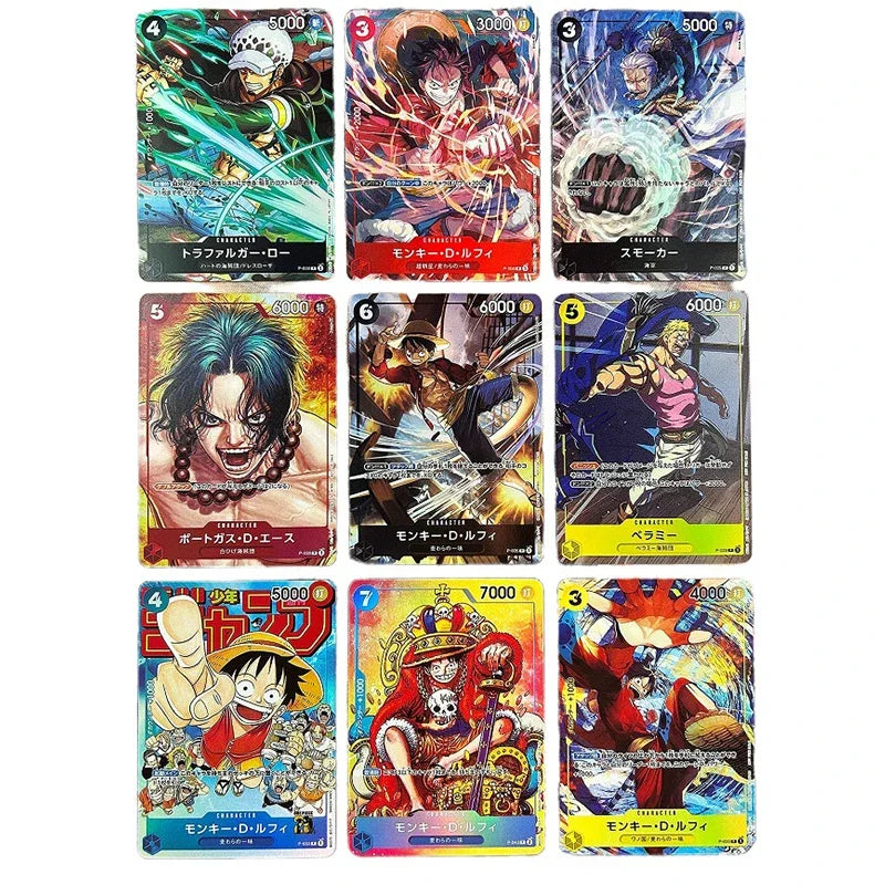 54pcs/set One Piece TCG OPCG OP03 Card Game Usopp Luffy Ace Nami Zoro Sanji Japanese Version Replica Game Anime Collection Cards