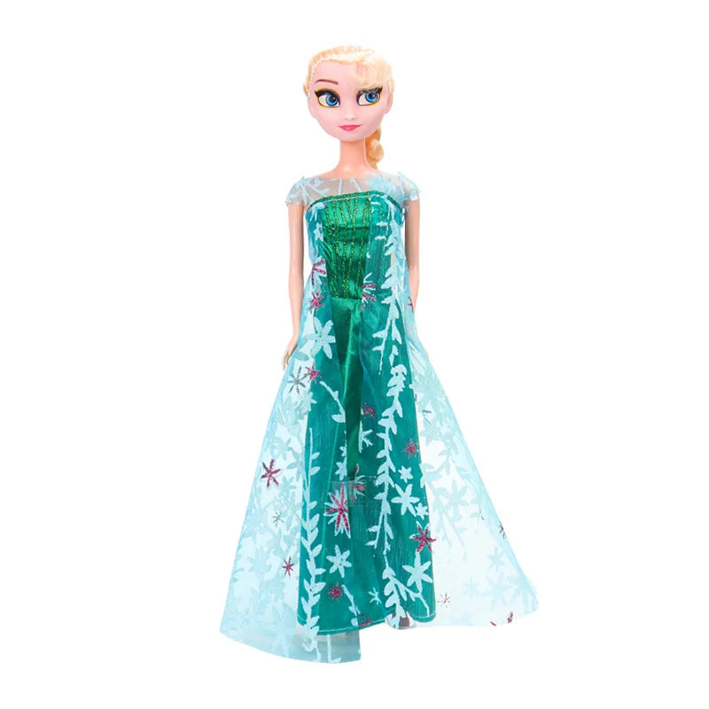 Diseny cartoon Frozen 2 Elsa Anna Figure Princess Doll Toys sofia Girls Toys Elsa Dolls Clothes Dolls Children Gift