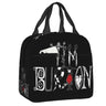 Beetlejuice Sandworm Insulated Lunch Bag for Women Portable Tim Burton Horror Movie Cooler Thermal Lunch Box Work Picnic Bags