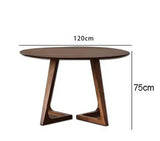 Hot Selling High Quality Walnut Solid Wood Tables wooden furniture Round Dining Tables Coffee Home Restaurant Dining Furniture