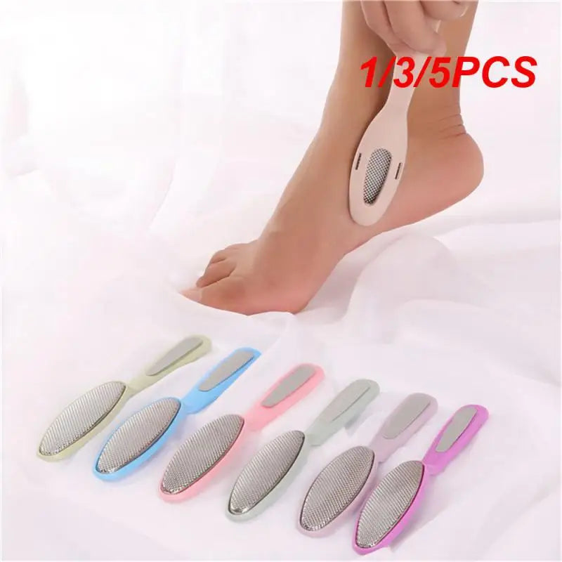 1/3/5PCS Foot File Stainless Steel Foot Rasp With Plastic Handle Callus Dead Skin Remover Pedicure Tool Foot Care Tool