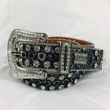 2024 Luxury Strap Men Women Rhinestones Belt Western Bling Bling Crystal Diamond Studded Belts