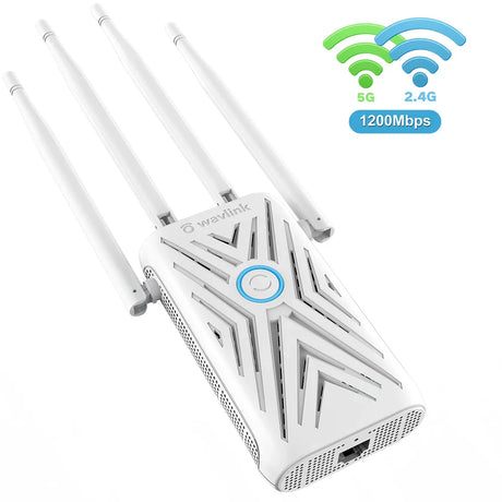 Wavlink 5 Ghz WiFi Repeater Wireless Wifi Extender 1200Mbps Wi-Fi Amplifier Long Range Wi fi Signal Booster 4x5dBi Antennas