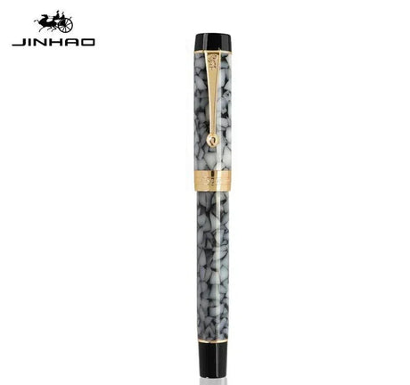 Jinhao 100 Fountain Pen Transparent Color Resin luxury Pens M/F/EF/1.0mm Extra Fine Nib Office School Supplies Stationery Gift