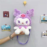 Plush toy backpack melodying backpack girl's cartoon bag kuromies gift bag girlfriend child