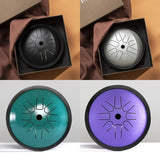 Multicolor 6inch 8 Tones High Treble Notes Partner Mini Drums Steel Tongue Drum C/D Key Professional Treble Supplement Drums