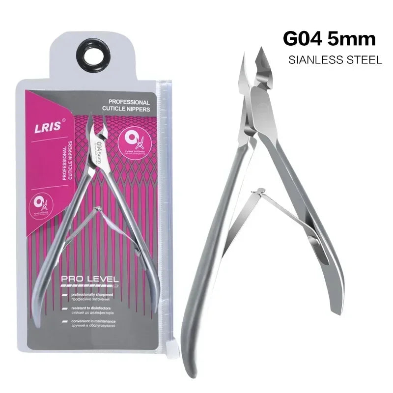 Stainless Steel Nail Art Cutter Scissor Cuticle Clipper Pusher Dead Skin Remover Kit Manicure Pedicure Tools Nails Set