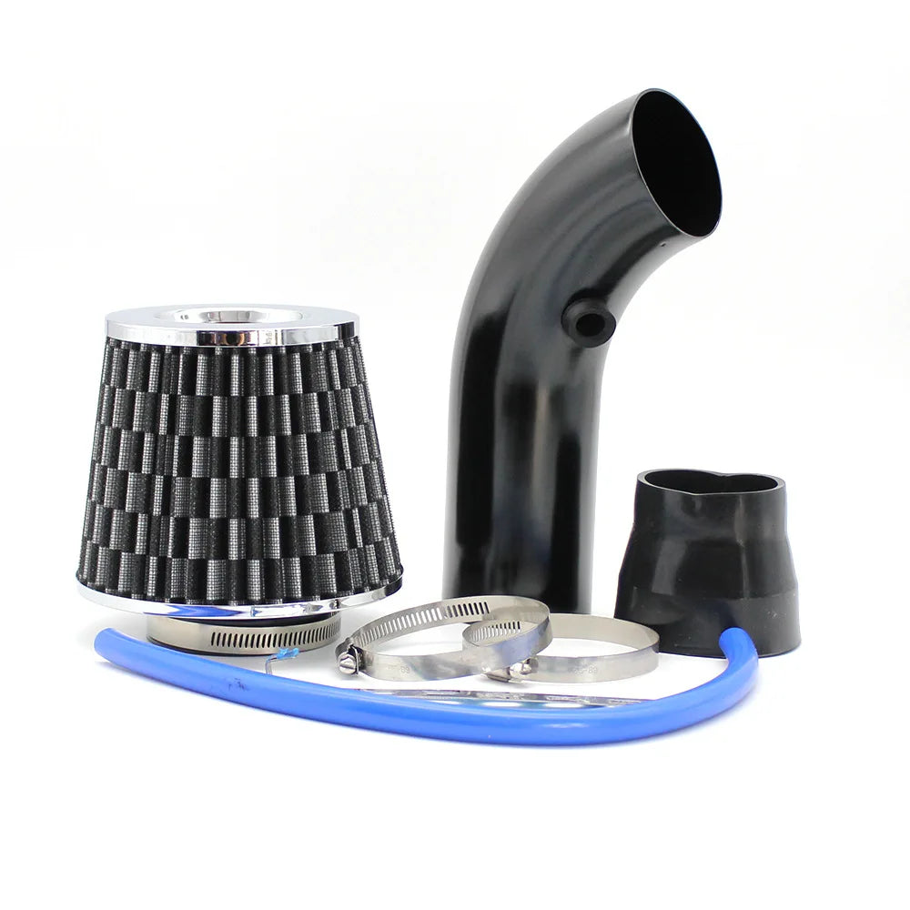 76MM 3 '' Universal Automotive Modification Mushroom Head Filter Air Filter Air Filters Intake Aluminum Pipe Kit Caliber