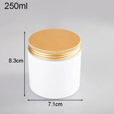 12Pcs Plastic Jar With Lids Clear Cosmetic Refillable Bottles Sample Pot Shampoo Cream Container Travel Accessories 200/250ML