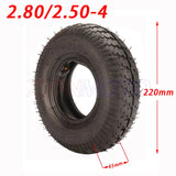 Fit For Gas/electric Scooter ATV Elderly Scooter Trolley Parts 2.50-4 2.80-4 Pneumatic Tires 2.80/2.50-4 Inner tube Outer tyres