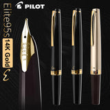 Japan PILOT Fountain Pen 14K Gold Nib 95s Elite 95th Anniversary Engraved Pocket Design Portable Gold Pen High-end Stationery