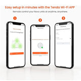 Tenda Nova Mesh WiFi System MW6 Up to 2000 sq.ft Whole Home Coverage Replaces Wi-Fi Router Extender Single Easy Step APP 1-pack