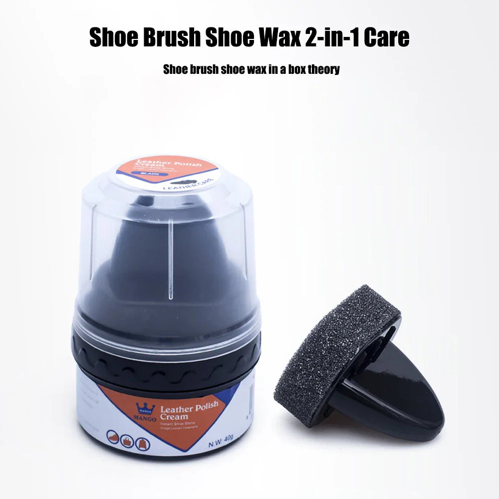 Sponge Shoe Brush Cleaner for Leather Bags/Sofas/Jackets and Shoe Care Kit Sneakers Cleaning Accessories for Shoes Polish Wax