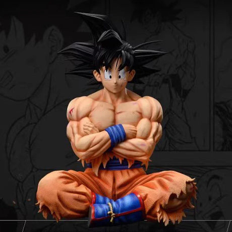 Anime Dragon Ball Figurine Fantasy Son Goku Action Figures Sitting PVC Collection Model Desktop Decoration Toys Doll Gifts