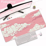 Pink Cherry Blossoms Mousepad Home Computer Table Large Pc Mouse Pad Art Sakura Keyboard Mause Rug Desk Mat Office Accessories