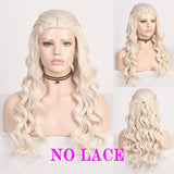 AIMEYA Synthetic Lace Front Wig for Women Daenerys Cersei Cosplay Wig Halloween Costume Party Wigs