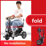 48V12A40-50KM Folding Electric Tricycle for Products Adult Motorcycle for Seniors Mobility Scooters disabled Three Wheeler Trike