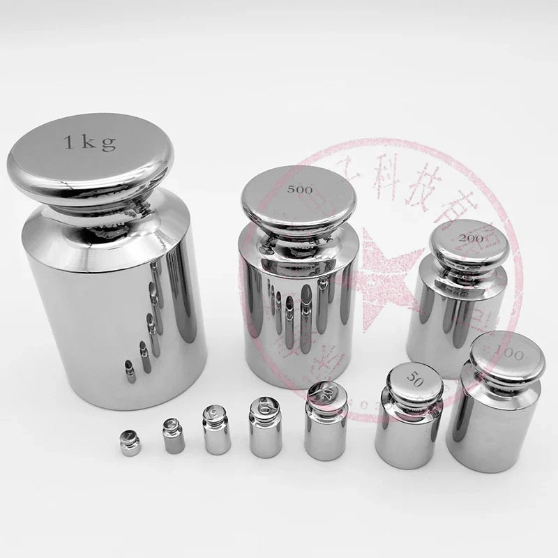 1g 2g 5g 10g 20g 50g 100g 200g 500g F1 M1 grade Stainless steel Milligram Calibration Weight Set For Electric scale Balance Test