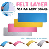 Child Wooden Balance Board Cover Body Wobble Balance Workout Twist Training Equipment Balance Seesaw Felt pad 100x32CM