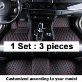 Custom Made Leather Car Floor Mats For Toyota Land Cruiser Prado 120 2003 2004 2005 2006 2008 Carpets Rugs Foot Pads Accessories