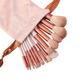 13pcs Essentials Makeup Brushes Set Portable Cosmetic Brushes with Polished Handle Cosmetic Tools Accessories B99