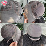 Afro Kinky Curly Lace Front Wig Brazilian Remy Human Hair HD Lace Natural Hairline 13X4X2 Glueless Afro Short Bob Human Hair Wig